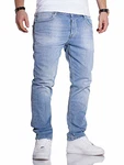 Rello & Reese Herren Jeans Straight Fit Denim Hose JN-221 Hellblau (JN-221) Rello & Reese Herren Jeans Straight Fit Denim Hose JN-221 Hellblau (JN-221)