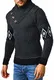 Leif Nelson Herren Strickpullover Pullover Männer Pulli für Winter Winterpullover Norweger Schalkragen Slim Fit Longsleeve Grobstrickpullover Langarm LN5915 XL Schwarz-Anthrazit