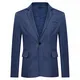 Allthemen Herren modisch Freizeit Blazer Blau 2 M