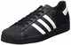 adidas Originals Mens Superstar Sneaker, Core Black Footwear White Core Black, 43 1/3 EU