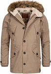 Indicode Herren Fann Parka Greige