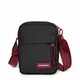 Eastpak The One Umhängetasche, 21 cm, 2.5 L, Schwarz (Blakout Strip Red)