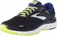 Brooks Herren Defyance 11 Running Shoe, Black/Blue/Nightlife, 44.5 EU