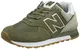 New Balance Herren 574 Sneaker, Nettle Green, 43 EU