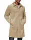 Amazon-Marke: find. Herren Mantel, Beige (Stone), M, Label: M