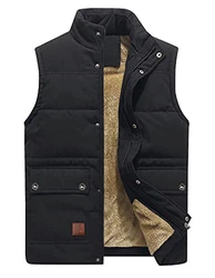 KEFITEVD Herren Weste #2 Schwarz