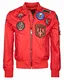 Top Gun Herren Nylonjacke Mit Flair Beast Red,m