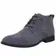 rismart Herren Derby Stiefeletten Klassische Wildleder Kurzschaft Stiefel SN01830(Grau,41 EU)