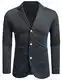 MAXMODA Jersey Blazer Herren Sakko Regular Fit Männer Freizeit Leichte Jackett hellgrau medium