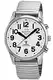Master Time Funk Quarz Sprechende Herren Uhr Analog mit Metall Armband MTGA-10691-61M