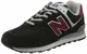 New Balance Herren 574 ML574SSL Medium Sneaker, Black (Black SSL), 41.5