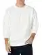 Hanes Herren, Heavyweight Fleece, Crewneck Pullover for Men Sweatshirt, Weiß, Medium