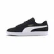 PUMA Unisex Smash V2 Buck Sneaker, Black White Team Gold, 43 EU