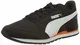 PUMA Unisex St Runner V2 Nl Sneaker, Black White Dragon Fire, 43 EU