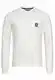 Indicode Herren Beechen Sweatshirt mit RIPP-Bündchen   Warmer Herrensweater klassischer Winter Sweater Pullover Herrensweatshirt Herren-Pullover Wintersweatshirt für Männer Offwhite M