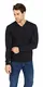Jack Stuart Pullover Herren Aus 100% Baumwolle - Herren Pullover V Ausschnitt, Vielseitig Einsetzbar Für Freizeit & Business - Langarm Herrenpullover, Slim Fit (Schwarz, M)