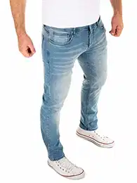 Alistar - Herrenjeans Slim Fit - Stretch Jeans Hose - Baumwoll Männer Jeanshose, Blau (Captains Blue 184020), W32/L32