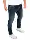 WOTEGA Dunkelblaue Slim Fit Jeans Alistar - Denim Herren Hose - Baumwoll Männerjeans, Blau (total Eclipse 194010), W32/L32