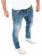 WOTEGA - Alistar Herrenjeans - Männer Denim Jeans - Blaue Herren Slim Fit Hosen, Blau (Insignia Blue 194028), W38/L36