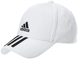 Bball 3S Cap CT Hat, White/Black/Black, OSFM