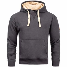 A. Salvarini Herren Pullover Langarm Sweatshirt Kapuzen Hoodie Biker Neu AS194 (M, Anthrazit)