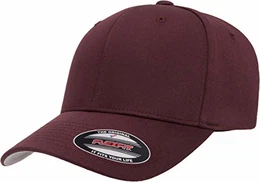 Herren Athletic Baseball Fitted Cap Verschluss, kastanienbraun, S/M