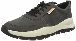 Herren Boroughs Project Leather Oxford Halbschuhe, Grau Dark Grey Suede, 43 EU
