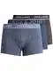 JACK & JONES Male Boxershorts 3er-Pack Denim MNavy Blazer