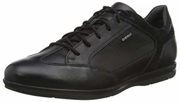 Geox Herren U Adrien A Oxford Flat, Black, 42 EU