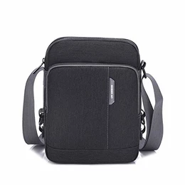 Schultertasche Wasserdicht Herren Messenger Bag Große Kapazität Leichte Crossbody Herren Tasche, grau, Small
