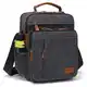 ESTARER Umhängetasche Herren Schultertasche 13 Zoll kleine Herrentasche Kuriertasche aus Canvas für Arbeit Schule Reise