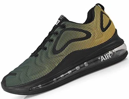 91-23 Herren Sneaker Laufschuhe Sportschuhe Atmungsaktiv Gemütlich Mesh Freizeitschuhe Luftkissenschuhe Schnürschuhe Low-Top Schuhe