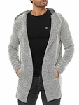 Redbridge Strickmantel mit Kapuze Moderner Unisex Strickjacke (Parent ID falls vorhanden) Beige