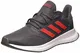 adidas Herren Runfalcon Laufschuhe, Grau (Grey SIX/Scarlet/FTWR White), 43 1/3 EU