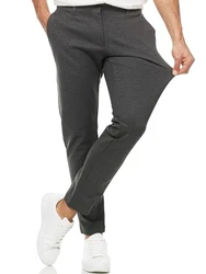 Indicode Herren Rodekro Chinohose Super Stretch mit 4 Taschen Charcoal Mix