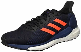 Herren Solar Glide St 19 Traillaufschuh, CBLACK/Solred/TECIND, 43 1/3EU
