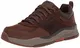 Skechers Herren BENAGO Men Sneaker, Dark Brown Waterproof Leather, 41 EU