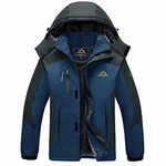 MAGCOMSEN Winterparka Herren Outdoorjacke Denimblau