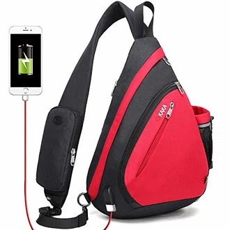 KAKA Sling Bag Crossbody Rucksack