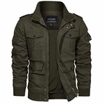 EKLENTSON Herren Jacke Cargo Montagemodell Armeegrün