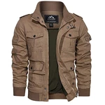 EKLENTSON Herren Jacke Cargo Montagemodell Khaki
