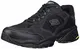 Skechers Herren Vigor 3.0 sneakers, Black Leather Black Mesh Pu Black Trim, 43 EU
