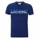 Lacoste Herren TH4907 T-Shirt Rundhals, Männer Logo Tshirt,Print Tee, Regular Fit,Methylene/Obscurity-Black-White(VJ3),X-Large (6)