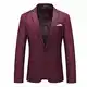 YOUTHUP Herren Sakko Slim Fit Anzugjacke für Business Hochzeit Freizeit Sportsakko 1 Knöpfen Blazer
