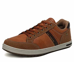 Freizeitschuhe Herren Walkingschuhe Berufsschuhe Sneaker Wanderschuhe Trainers(43 EU, Dunkelbraun)