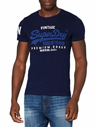 Mens VL NS Tee T-Shirt, Midnight Blue Grit, Medium