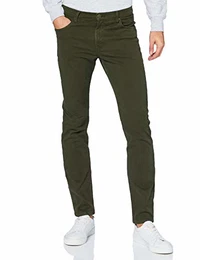 Mens Rider'''' Jeans Pants, Serpico Green, 32W / 32L