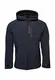 Superdry Mens Hooded Softshell Parka, Navy, M