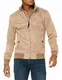 Superdry Mens Iconic Harrington Jacket, Tan, M