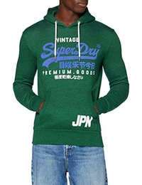 Mens VL Duo Hood BR Sweater, Willow Green Grit, Medium